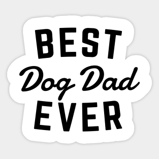 Best Dog Dad Ever Sticker